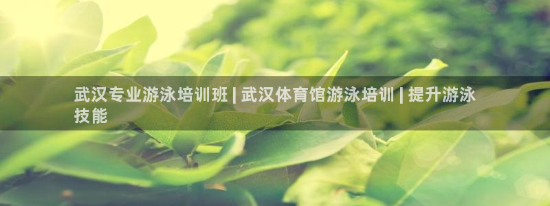 极悦娱乐官网入口网站：武汉专业游泳培训班 | 武汉体