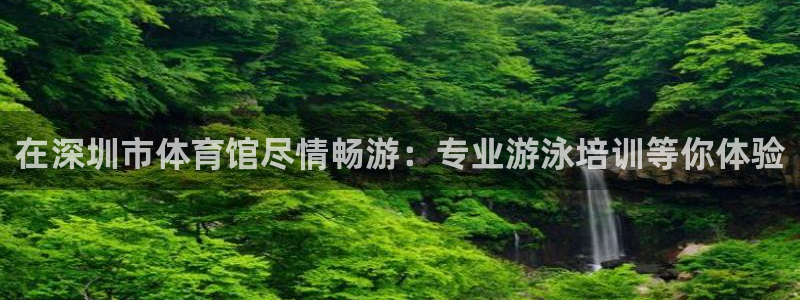 极悦平台官方网站首页登录：在深圳市体育馆尽情畅游：专