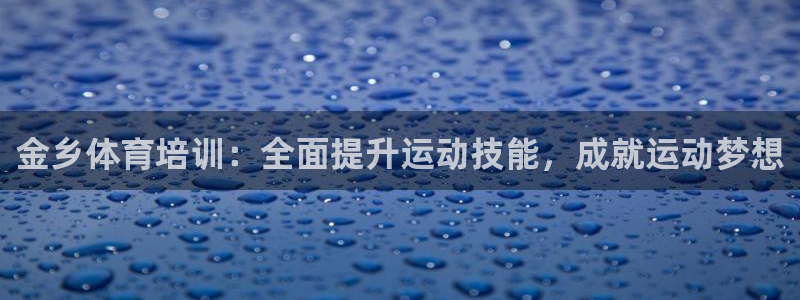 极悦平台是正规平台吗：金乡体育培训：全面提升运动技能