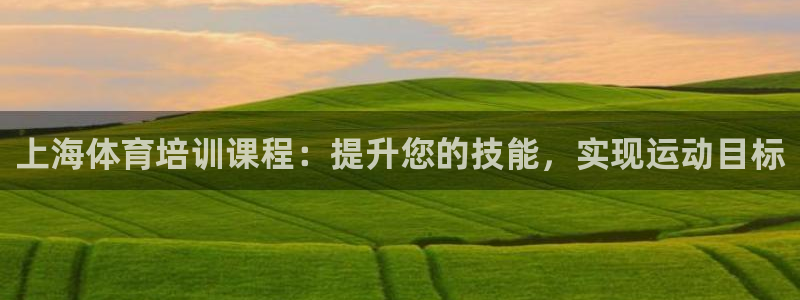 极悦平台使用教程视频：上海体育培训课程：提升您的技能，实现运