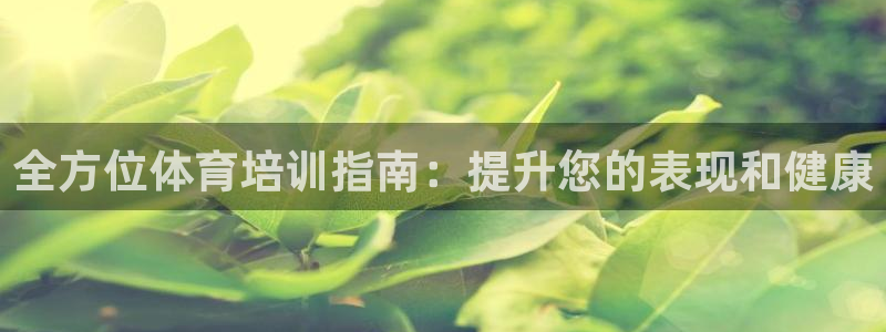 极悦官网首页登录入口：全方位体育培训指南：提升您的表